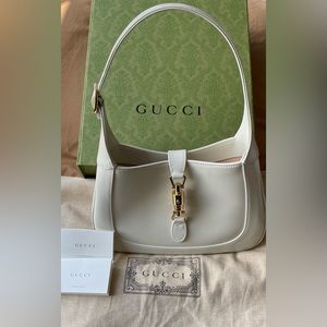 Gucci Small Jackie 1961 in White Leather